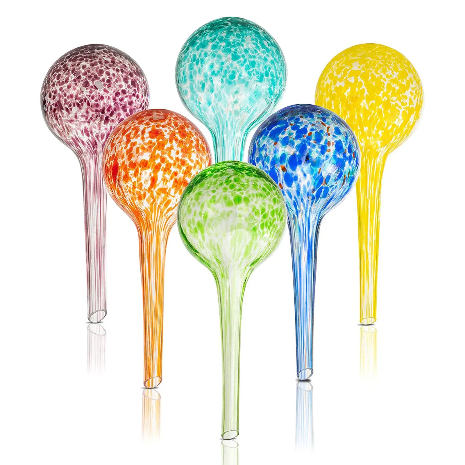 Plant Watering Globe Set for Indoor and Outdoor Plants, Globe Set, Automatic Devices, Terrarium Pots, Decor Flower Vases, 6 Pcs