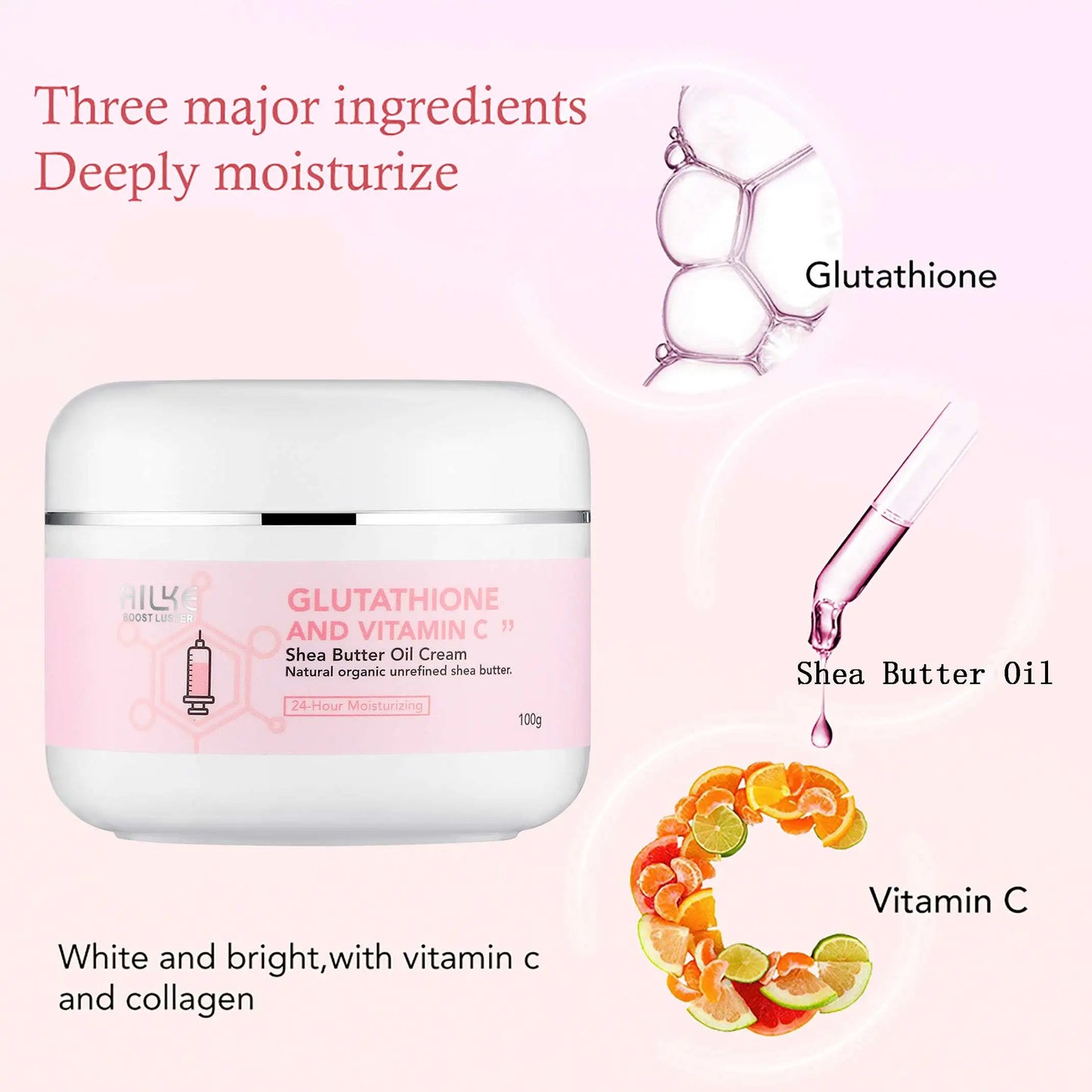 AILKE Whitening & Lightening Cream – Shea Butter Hydrating Repair