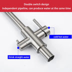 Black Filtered Kitchen Faucet Water Filter Kitchen Faucets Filter Faucet Mixer Water Purification Water Drinking Water Taps