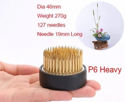 Japanese Ikebana Kenzan Flower Pot Base Holder Frog Floral Metal Tool