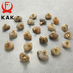 KAK Cobblestone Natural Stone Cabinet Knobs Individual Dresser Pulls  Kitchen Handle Drawer Knobs Furniture Handle Hardware