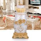 European 5pcs Bathroom Set/Resin Bathroom Accessories Kit/Toothpick Holder/Soap Dispenser/Tooth Brush Holder/Cup Soap Dish Tray
