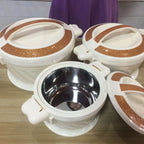 3 Pcs/Set 2.2/4.2/5.2L  Ramadan Street family gathering Large Capacity Food Warm Insulated Rice Bucket With Handle  Lunch Box