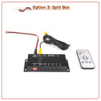 OOWLIVEE LCD Monitor With 360 Around view Split Parking For Cars Camera 4 Channels Box IR Left Right Front view Camera Rear view