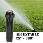 10pcs Adjustable 25-360 Degrees Pop-up Sprinklers 1/2 inch thread Lawn Irrigation Watering Sprinkler Nozzles