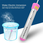 110V/220V Electric Heater Boiler Water Heating Rod Immersion Suspension Water Heater Bathroom Swimming Pool US/EU/UK/AU Plug
