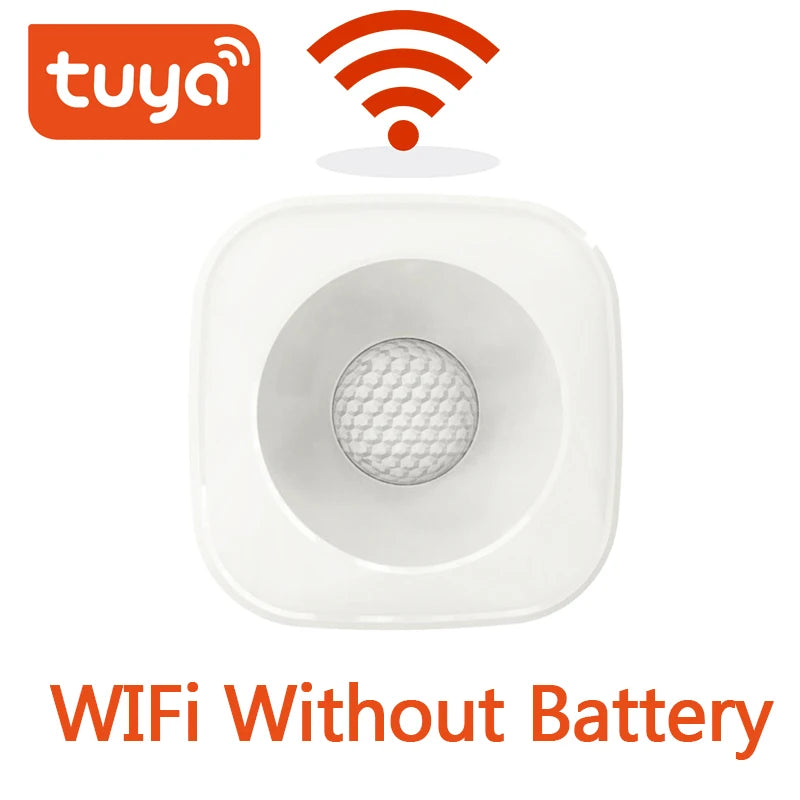 Tuya ZigBee/WiFi PIR Motion Sensor Wireless Infrared Detector Security Burglar Alarm Sensor Smart life APP Control Compatible