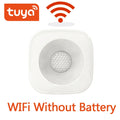 Tuya ZigBee/WiFi PIR Motion Sensor Wireless Infrared Detector Security Burglar Alarm Sensor Smart life APP Control Compatible