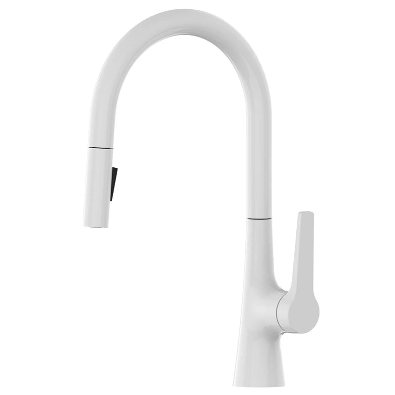Bagnolux Brass Chrome Black Brushed Gold Spray Rotation Deck Mounted Hot And Cold Water Sink Taps Pull Out Spout Kitchen Faucet