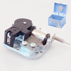 Ballerina Music Box Mechanism with Flexible Rotating Shaft, Birthday Gift, DIY