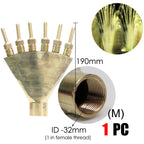 Brass Sprinklers Rotating Fountain Nozzles Landscaping Pond Outdoor Jet Straight Fountain Spray Head Irrigation Plants Watering