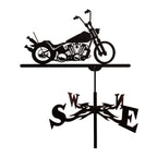 Weathervane Weather Vanes Roofs Retro Garden Stake Weather Vane Measuring Tools Outdoor Roof Decoration Architecture Decor Craft
