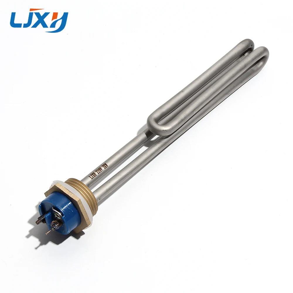 LJXH Foldback Screw In Electric Water Heater Element with 1 INCH NPT Thread 1KW/2KW/3KW/4KW/6KW 201 Stainless Steel