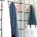Kitchen Nordic Clothes Key Self Adhesive Towel Wall Mounted Hanger Key Holder Storage Rack