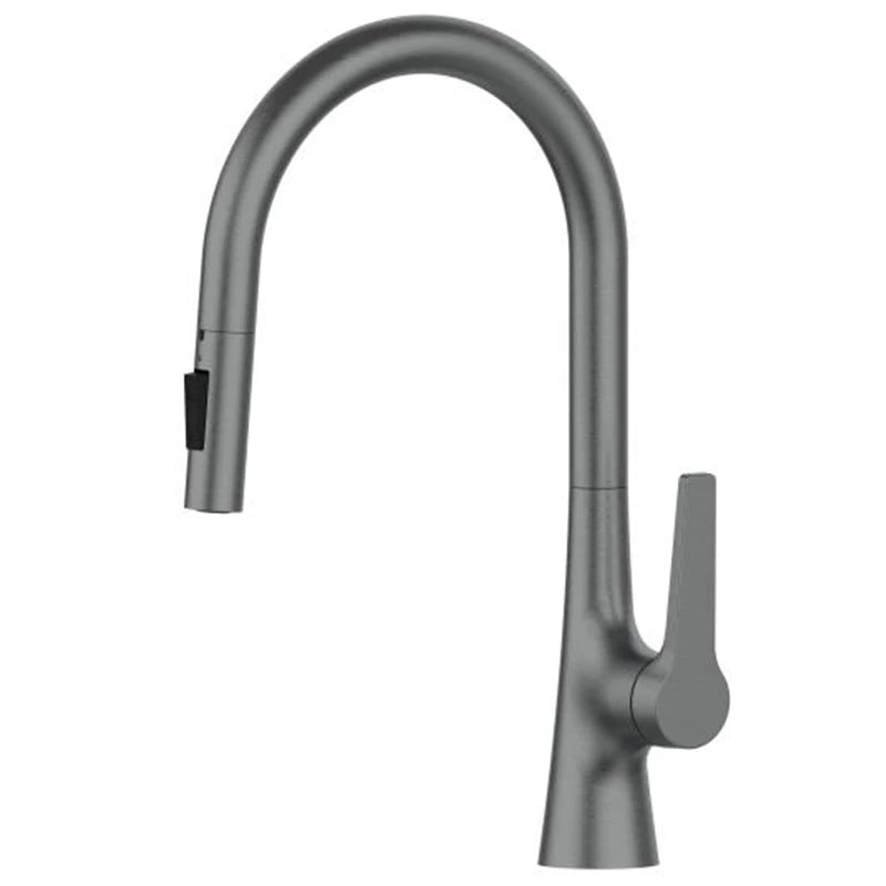 Bagnolux Brass Chrome Black Brushed Gold Spray Rotation Deck Mounted Hot And Cold Water Sink Taps Pull Out Spout Kitchen Faucet