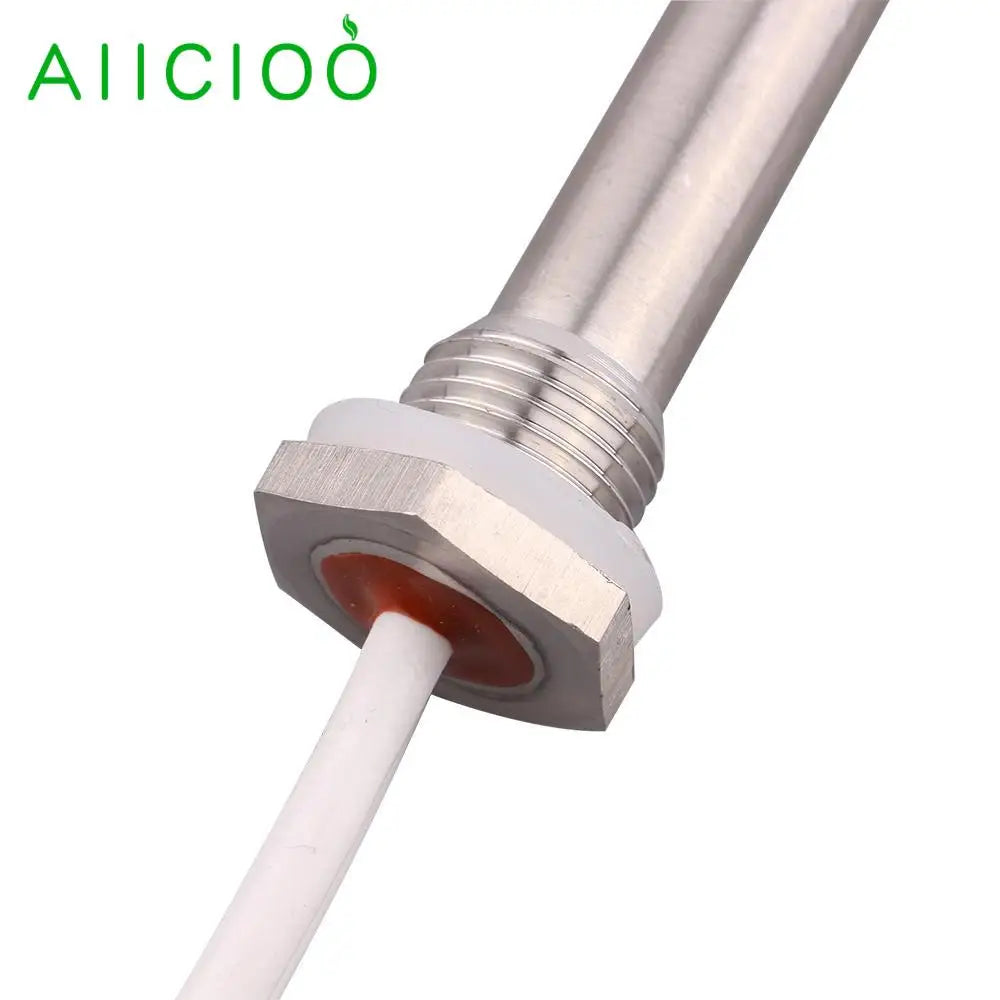 AIICIOO DC Water Heater 12V/24V/36V/48V Cartridge Heating Element M16 Tubular Electric Heater 100W 150W 200W 300W SUS304