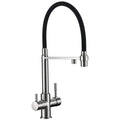 Bagnolux Copper Kitchen Faucets Chrome Kitchen Sink Black hose  Mount Pull Down Dual Sprayer  Nozzle  Mixer Water Taps