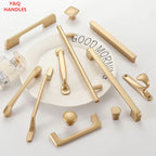 Handles Drawer Cabinet Furniture Kitchen Handles for Cabinet Knob Door Drawer Furniture Kitchen Golden Simplicity Knob Hardware