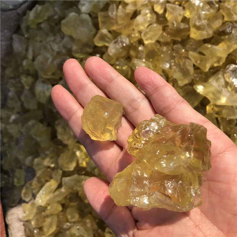 Natural Topaz Crystal Rough Raw Stone Rock Specimen Brazil
