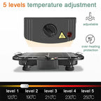 New 2025 Electric Table Top Grill BBQ Barbecue Garden Camping Cooking Indoor 1300W