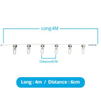 Hook for Zemismart ZM79 BCM500 Electric Curtain Track S Fold Curtains Snake Tape Curtain 6cm 8cm