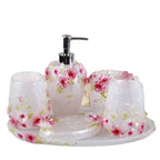 Resin Bathroom Set, Multi Models, Optional, Set of 5 Pieces, Toiletries Kit, Bathroom Accessories
