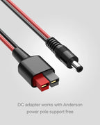 ALLPOWERS DC to Anderson Charging Wires 1.5M Charging Tools For Solar Charger ,Portable Power Station Generator