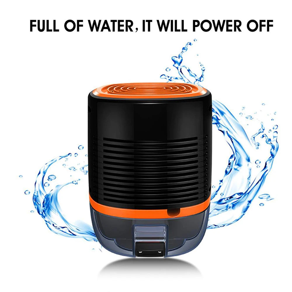 Dehumidifier Moisture Absorbers Air Dryer With 800ml Water Tank Quiet