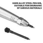 Air Pencil Engraving Pen Pneumatic Engraver Grinder Kit Scribe Hammer Engraving Lettering Tool for Glass Sheet Cutting Tool