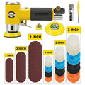 2inch/3inch Mini Orbital Air Sander Pneumatic Polishing Grinding Machine Air Tools Buffer Dual Action Orbital Polisher