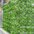 Artificial Leaf Privacy Fence Roll Wall Landscaping Fence Privacy Fence Screen Outdoor Garden Backyard Balcony Fence Privacy