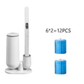 XiaoGui Disposable Toilet Brush Set Bathroom Accessories Brush No Closed-End Houseware Disposable Replacement