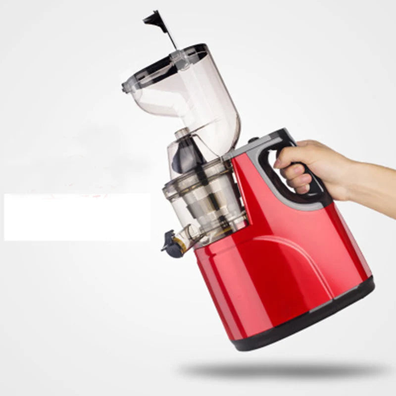 Masticating Juicer Machines, 7 inch Slow Cold Press Juicer with Large Feed Chute, Cold Press Juicers for Vegetables and Fruits