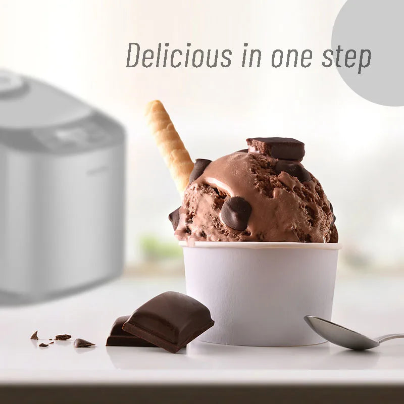 220V Home Full Automatic Mini Ice Cream Machine Household Ice Cream Maker 1.5L 140W Ice Cream Makers Машина для мороженого