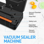 SEATAO VM1000 Best Food Vacuum Sealer Automatic Commercial Household Food Vacuum Sealer Packaging Machine Include 10Pcs Bags