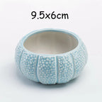Pocelain Blue Fish Flower Vase European Style Cute Fleshy Flowerpot Mini Bonsai Cactus Flower Pot for Home Garden Home Decor