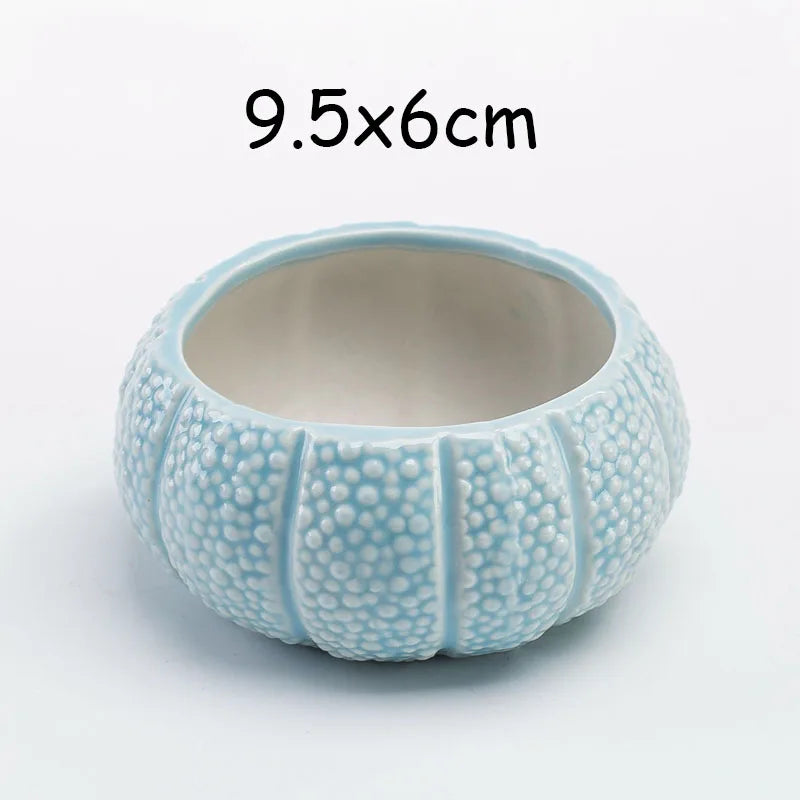 Pocelain Blue Fish Flower Vase European Style Cute Fleshy Flowerpot Mini Bonsai Cactus Flower Pot for Home Garden Home Decor