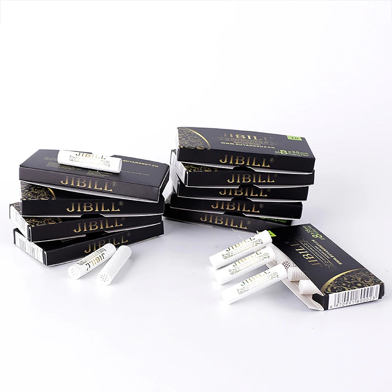 RU MUXIANG 10/50/100/250 Pcs 8mm Activate Carbon Filter，for 9mm filter