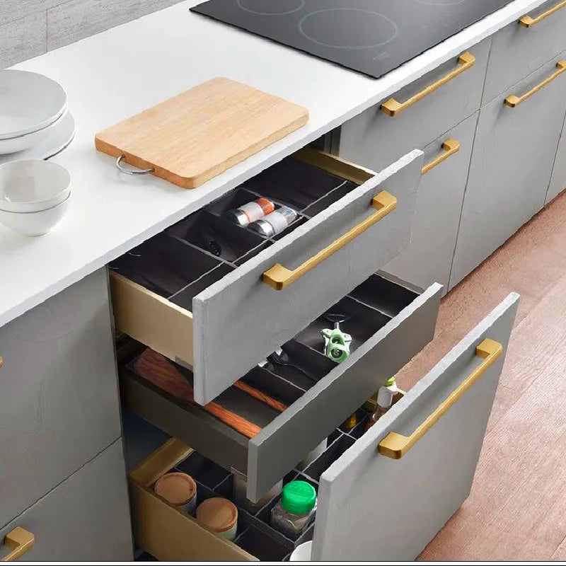 Handles Drawer Cabinet Furniture Kitchen Handles for Cabinet Knob Door Drawer Furniture Kitchen Golden Simplicity Knob Hardware