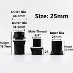 20-50mm PVC Pipe Thicken Connectors Fish Tank Pipe Drainage Connector Garden Drain UPVC Pipe Adapter Water Supply Pipe Fittings