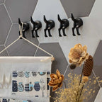 Kitchen Nordic Clothes Key Self Adhesive Towel Wall Mounted Hanger Key Holder Storage Rack