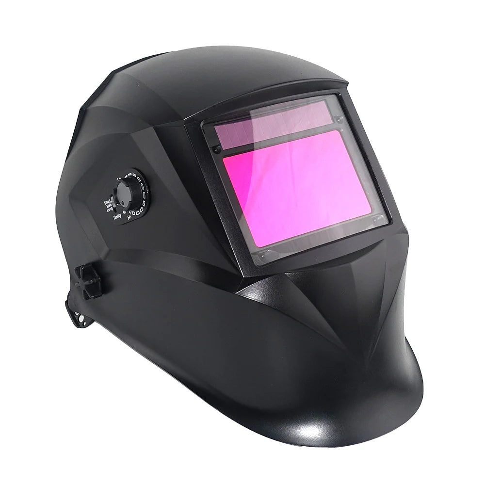 Welding Mask 100*65mm 1111 4 Sensors Grinding DIN 3/4-13 MMA MIG TIG EN 379 UL CSA AS Solar Auto Darkening Welding Helmet