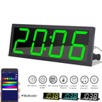 Smart Digital Wall Clock with APP Control & Alarm