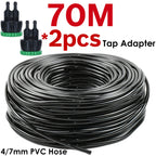 SPRYCLE 5m-100m 1/4'' Garden Watering Hose 4/7mm PVC Micro Drip Irrigation Pipe Tubing for Sprinkler Lawn Pot Plant Greenhouse