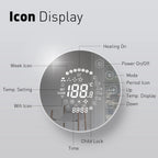 Beok Tuya Smart Thermostat Wifi Eletric Underfloor/ Water Gas Boiler Heating Room Temperature Controller Works with Alice Alexa