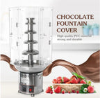 PVC Material Chocolate Fountain Cover Machine cover 4/5/6/7 Tiers Chocolate Melting Machine Chocolate Fondue Machine cover