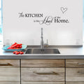English Letters Kitchen Love Vinyl Wall Sticker On The Wall Decals Art Words Kitchen Background Decoration Stickers Home Decor