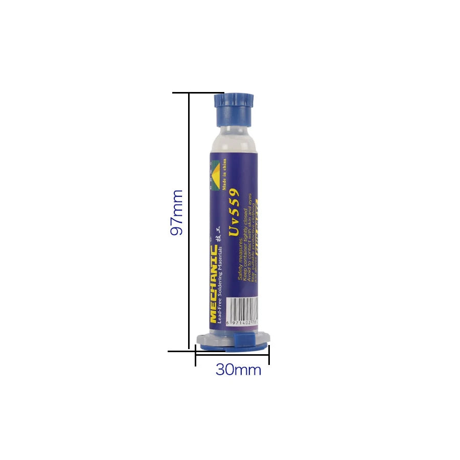 10pcs/lot Mechanic soldering flux paste NC-559-ASM Flux paste lead-free solder flux + Needles Welding Advanced Oil Flux Grease