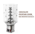 PVC Material Chocolate Fountain Cover Machine cover 4/5/6/7 Tiers Chocolate Melting Machine Chocolate Fondue Machine cover