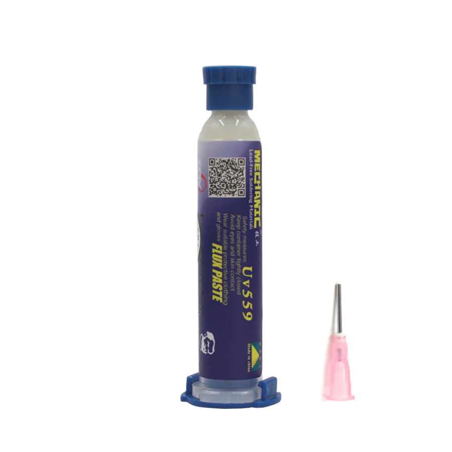 10pcs/lot Mechanic soldering flux paste NC-559-ASM Flux paste lead-free solder flux + Needles Welding Advanced Oil Flux Grease